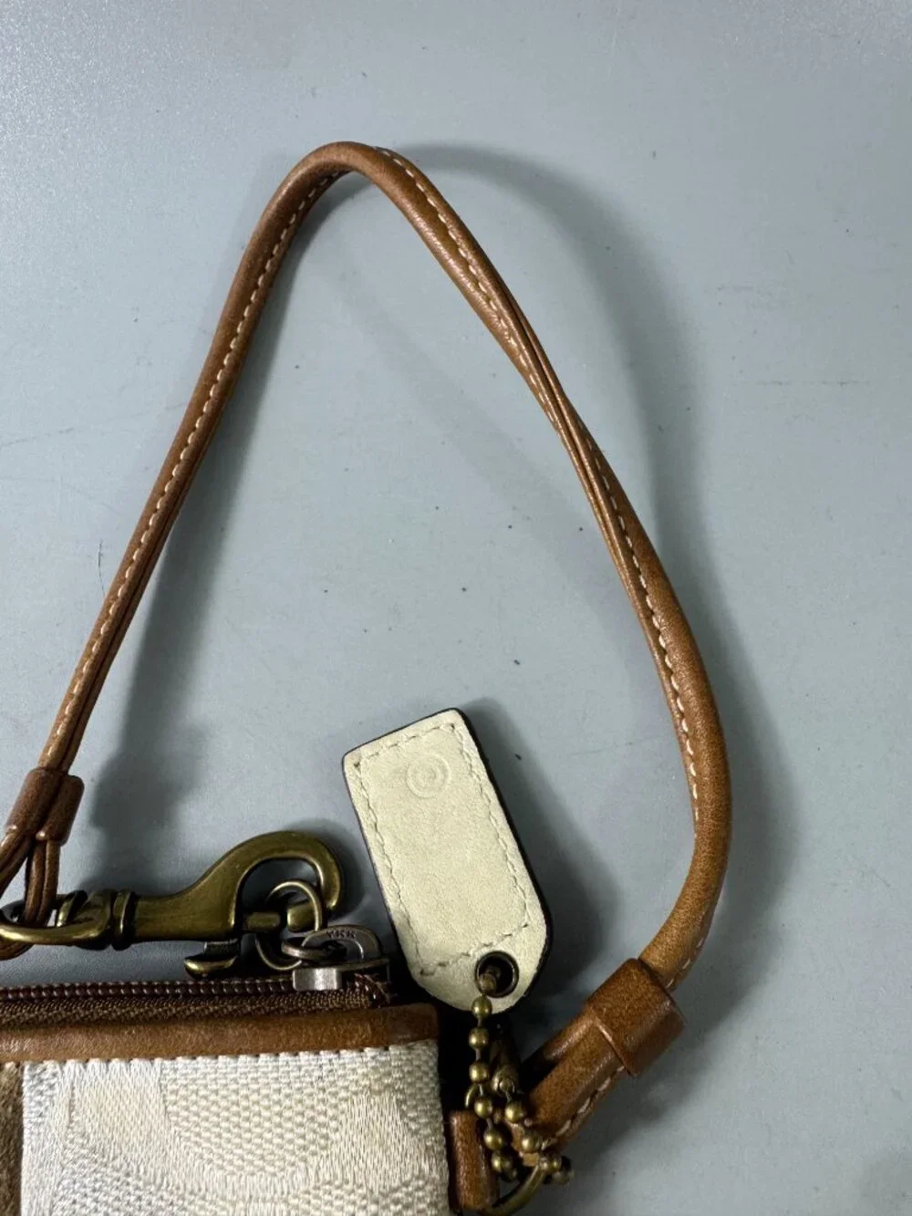 Authentic Vintage Coach Patchwork Wristlet